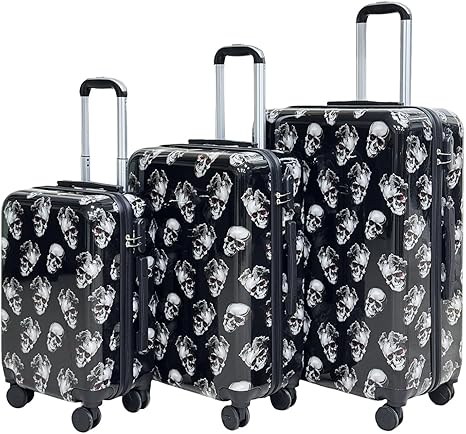SLLUXEFF - sugar skull luggage set