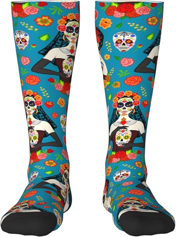 Generic - sugar skull socks womens