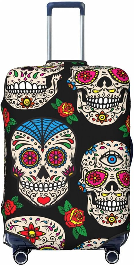 Salelf - sugar skull luggage set