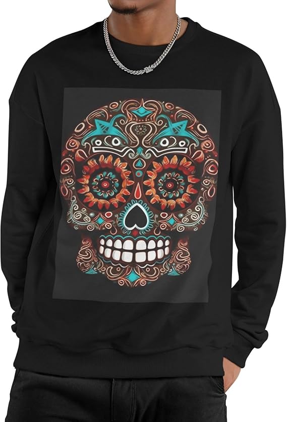 LKWSCGHM - sugar skull hoodie mens
