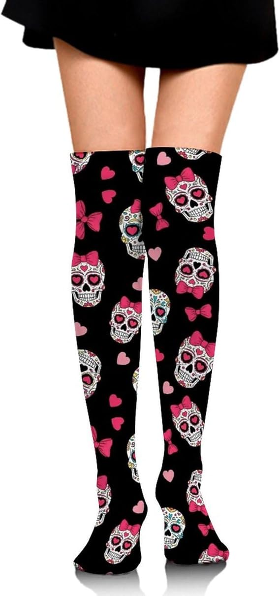 SVEFDOC - sugar skull boots for women