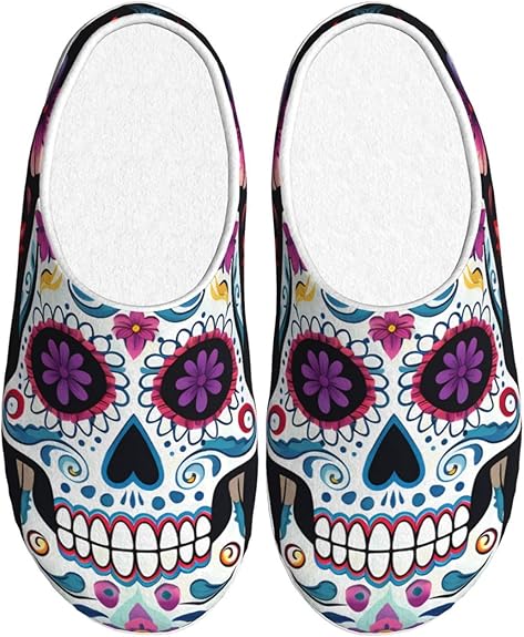 Generic - sugar skull slippers womens