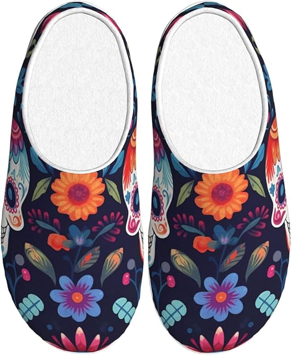 Generic - sugar skull slippers womens
