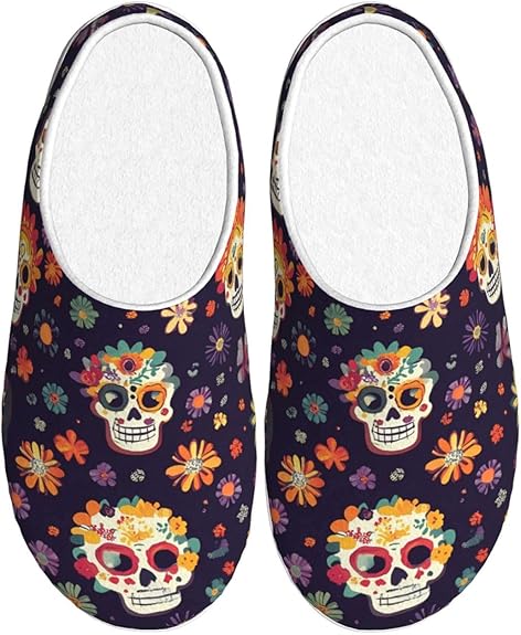 Generic - sugar skull slippers womens
