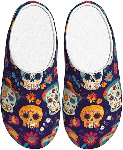Generic - sugar skull slippers womens