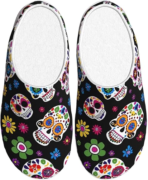 Generic - sugar skull slippers womens