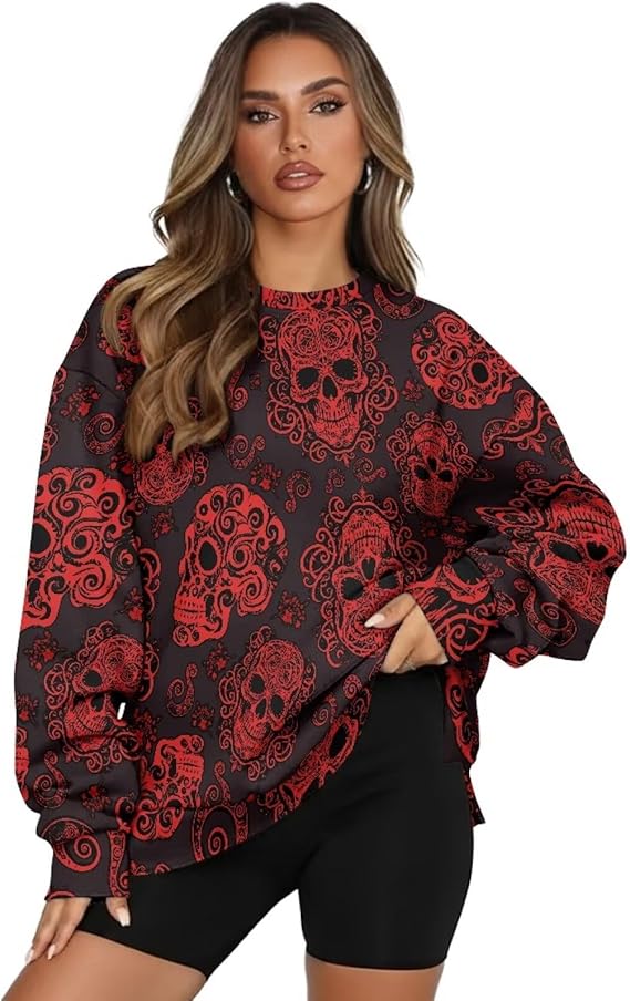 Irisjudy - sugar skull hoodie mens