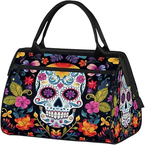 Dusviba - sugar skull luggage set