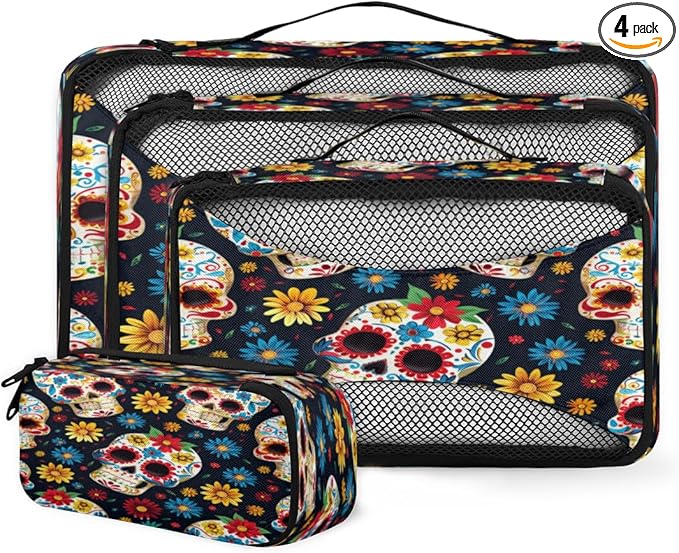 Mularoka - sugar skull luggage set
