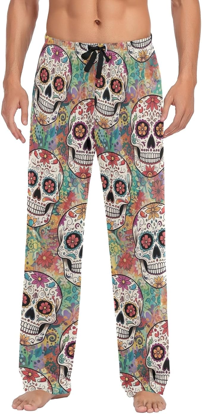 RPLIFE - sugar skull pajamas womens