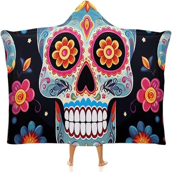 IOLVSHGH - sugar skull hoodie mens