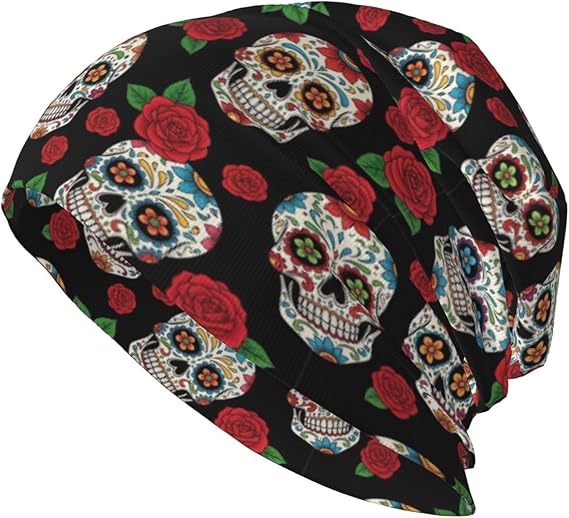 JZDACH - sugar skull winter gloves
