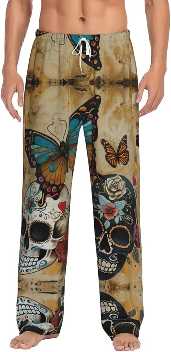 YKJJFVZ - sugar skull pajamas womens