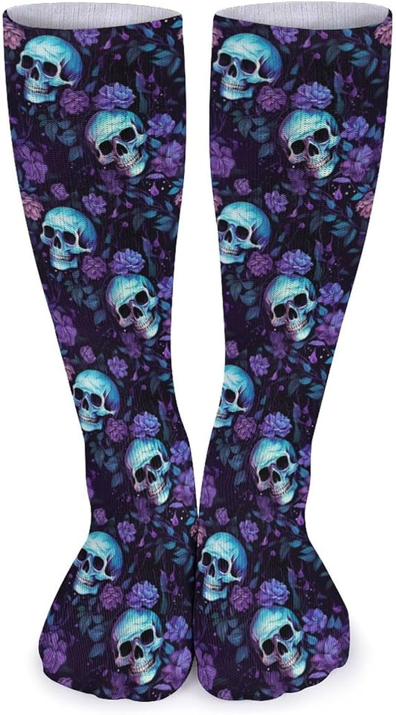 QIPVEKR - sugar skull boots for women