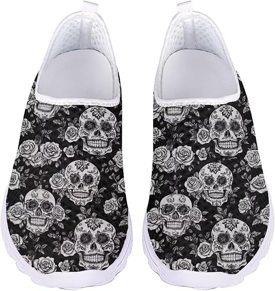 Gdxynsmny - sugar skull sneakers womens