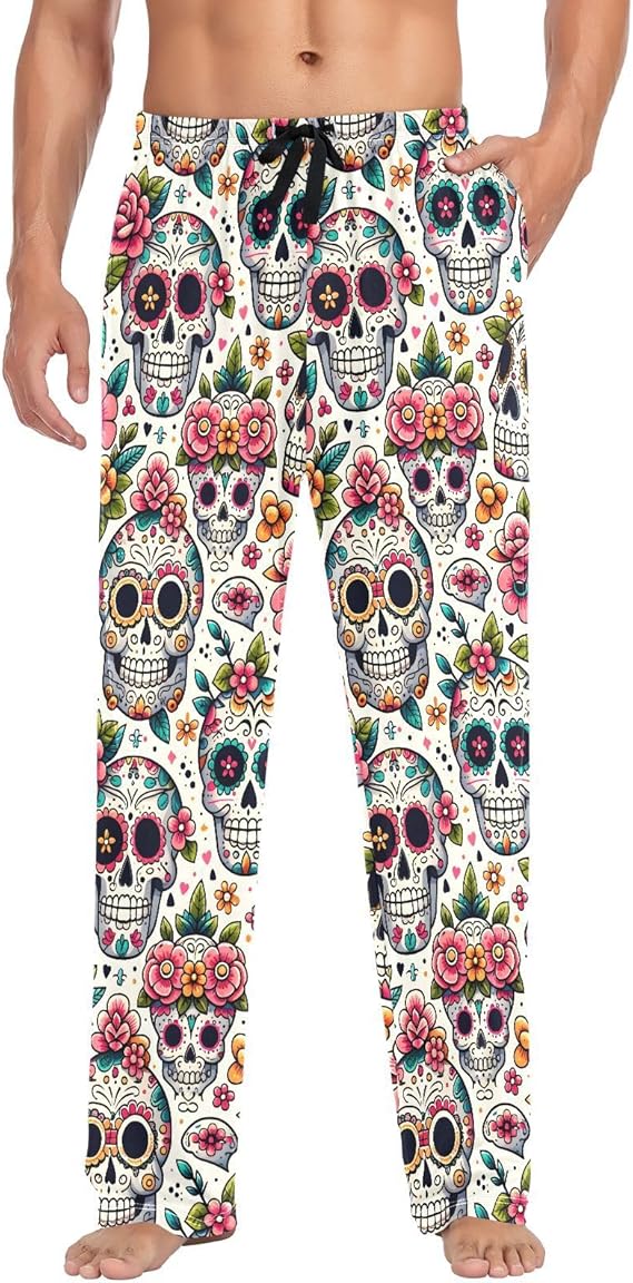 ALAZA - sugar skull pajamas womens