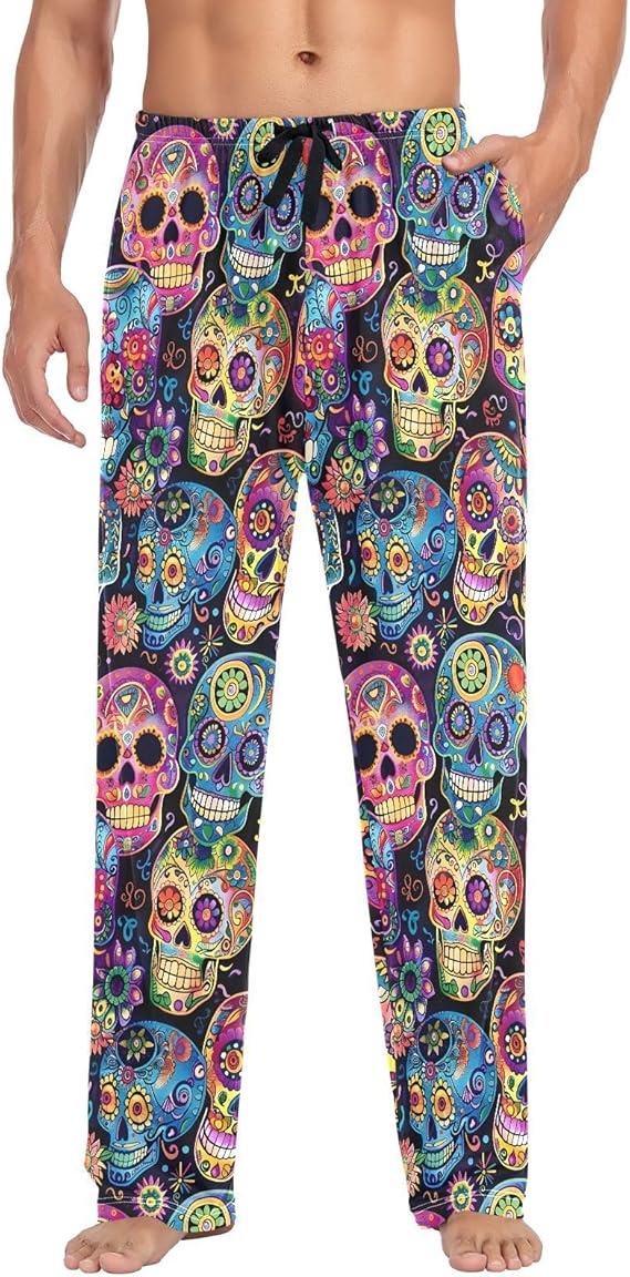 ALAZA - sugar skull pajamas womens