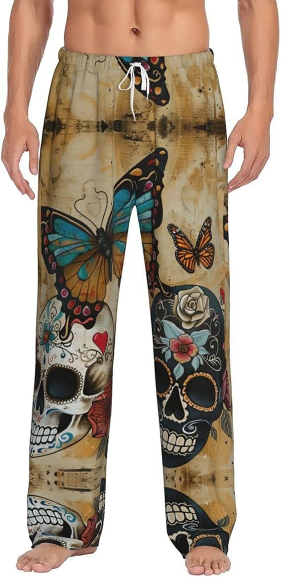 YKJJFVZ - sugar skull pajamas womens