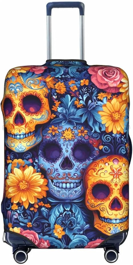 GOAYETN - sugar skull luggage set