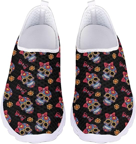 Gdxynsmny - sugar skull sneakers womens