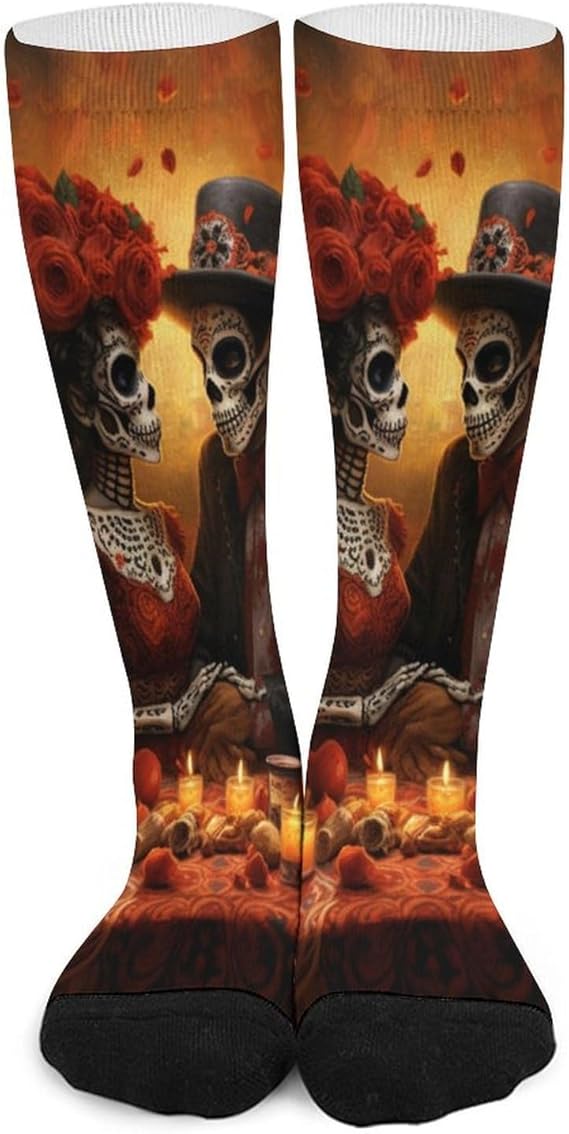 QIPVEKR - sugar skull boots for women