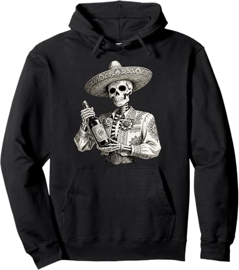Day Of The Dead Mexico Dia De Los Muertos Merch - sugar skull hoodie mens