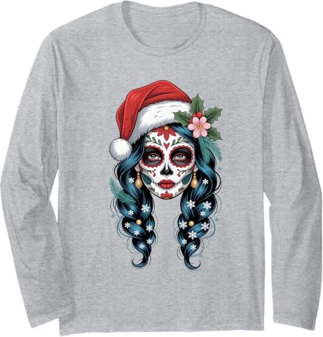Sugar Skull christmas designs for women - sugar skull beanie