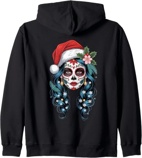 Sugar Skull christmas designs for women - sugar skull beanie