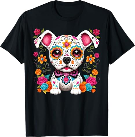 Day of the Dead Sugar Skull Women Men Apparel Co. - sugar skull t-shirt womens