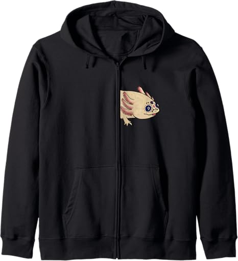 Salt N Snark - sugar skull zip up hoodie mens
