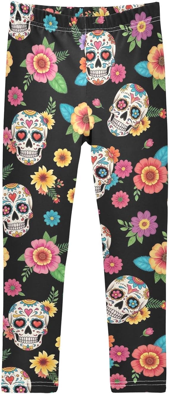 ODAWA - sugar skull leggings for women