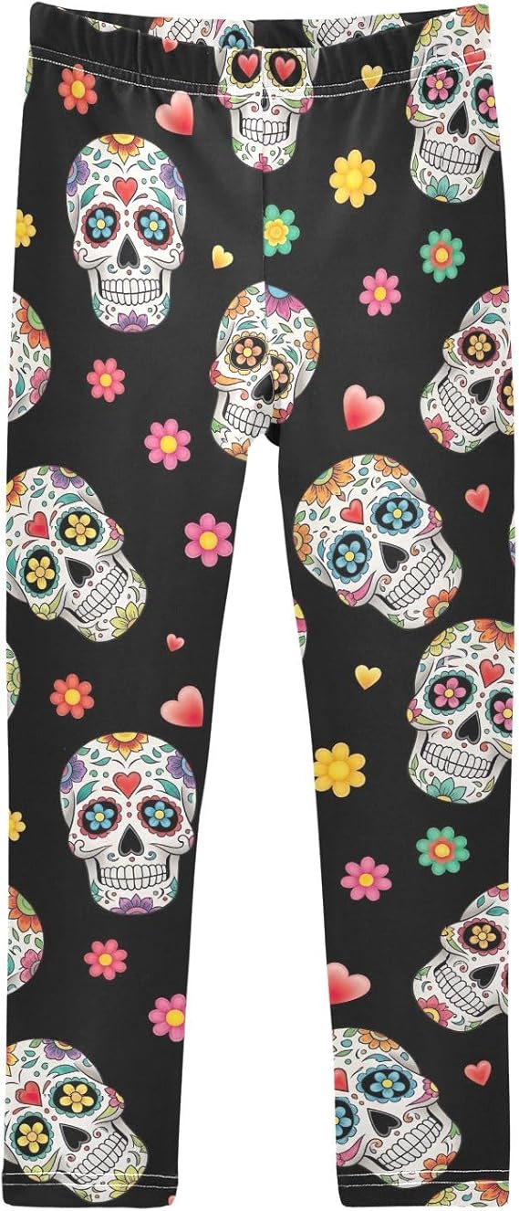 ODAWA - sugar skull leggings for women