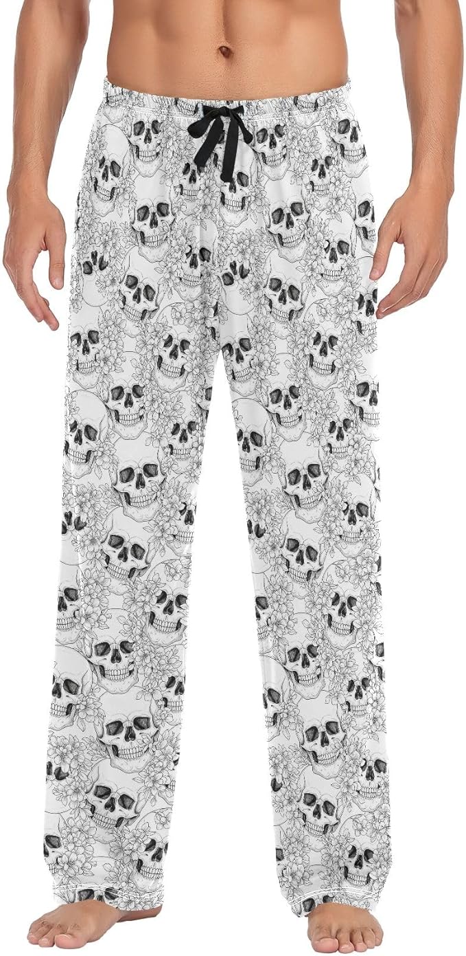 CHIFIGNO - sugar skull pajamas womens