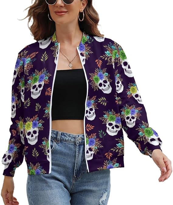 MZERSE - sugar skull boots for women