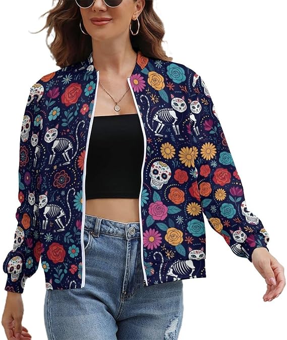 MZERSE - sugar skull boots for women