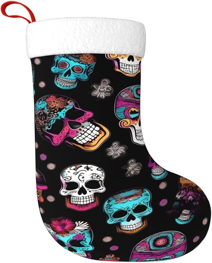 DRTGEDS - sugar skull socks womens