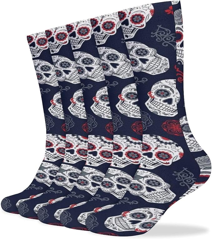 BESCHOC - sugar skull flip flops womens