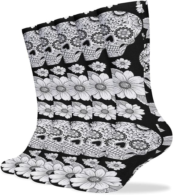 BESCHOC - sugar skull flip flops womens