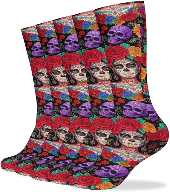 BESCHOC - sugar skull flip flops womens