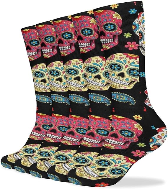 BESCHOC - sugar skull flip flops womens