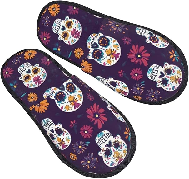 Generic - sugar skull slippers womens