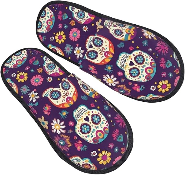 Generic - sugar skull slippers womens