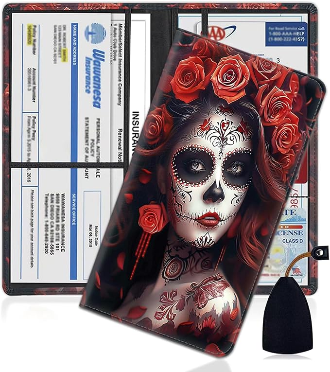 Yuxcfhjfe - sugar skull winter gloves