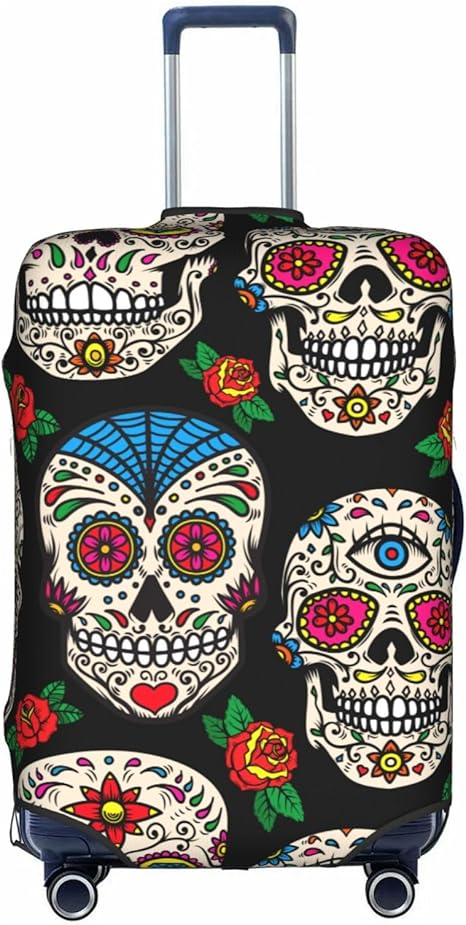 Salelf - sugar skull luggage set