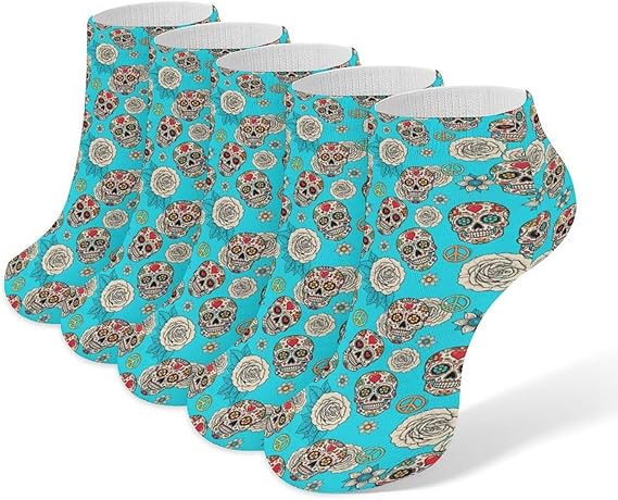 LITPUZC - sugar skull boots for women