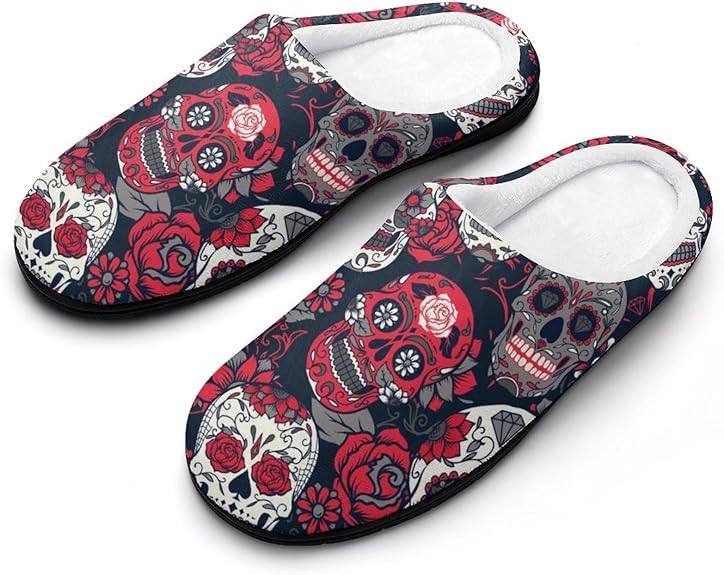 Generic - sugar skull slippers womens
