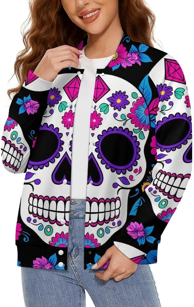 DUMIERTKL - sugar skull coat womens