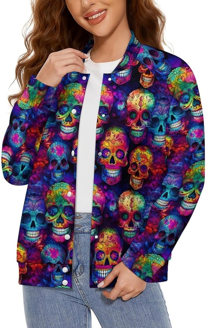 DUMIERTKL - sugar skull coat womens