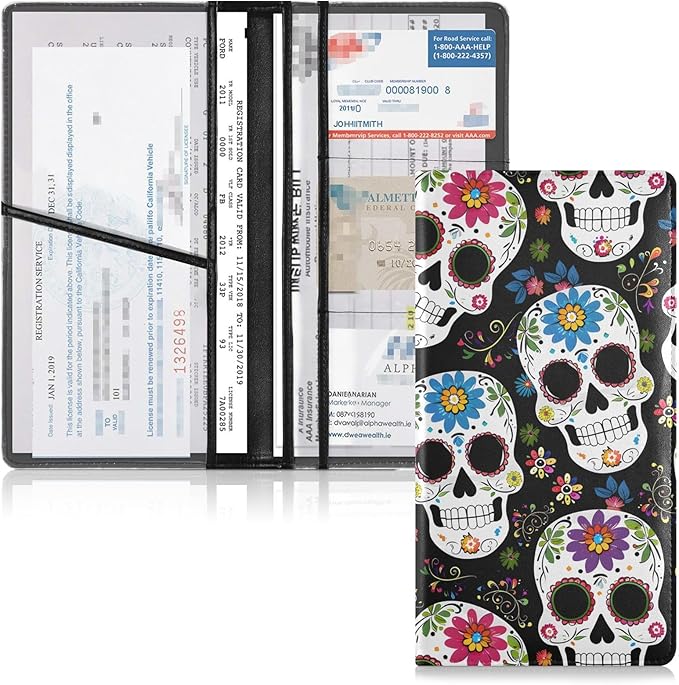 Bolaz - sugar skull winter gloves