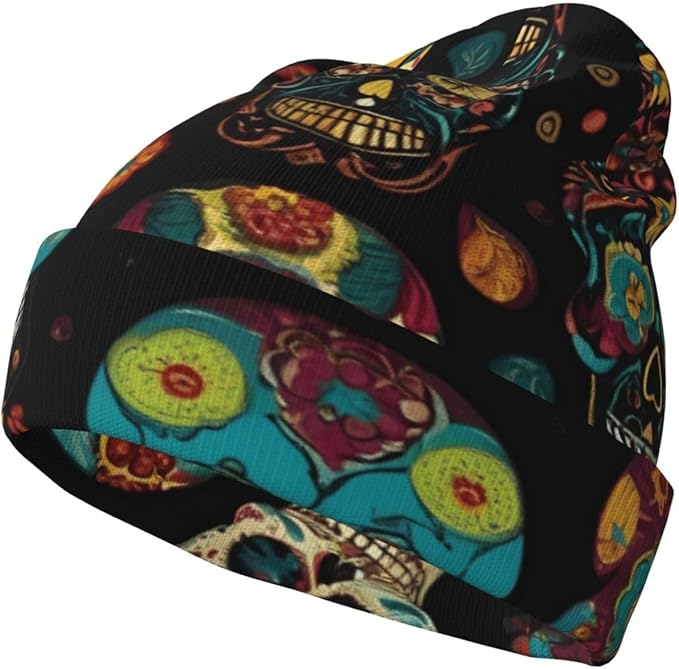 HGFVY - sugar skull winter gloves